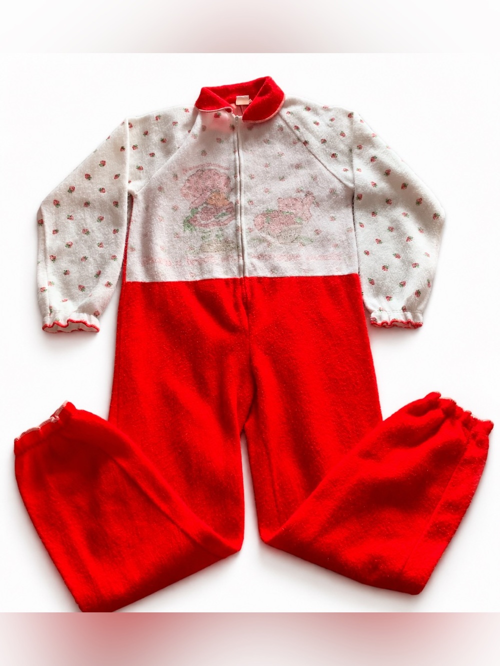 Vintage 80s Strawberry Shortcake Youth Onesie